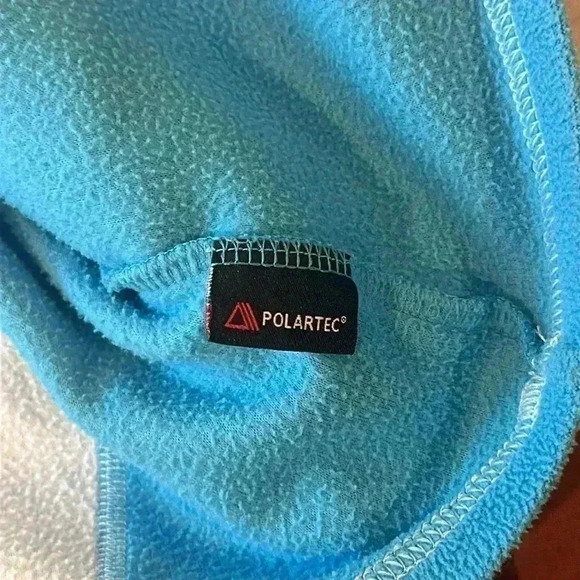 The North Face - 1/4 zipTwo tone kids pullover Polartec fleece jacket. Size M - Picture 5 of 5